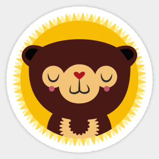 Sun Bear Sticker